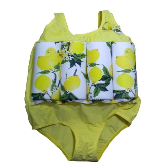 Girl Flotation Swimsuit with 8 Buoyancy Sticks NEW - Picture 3 of 3